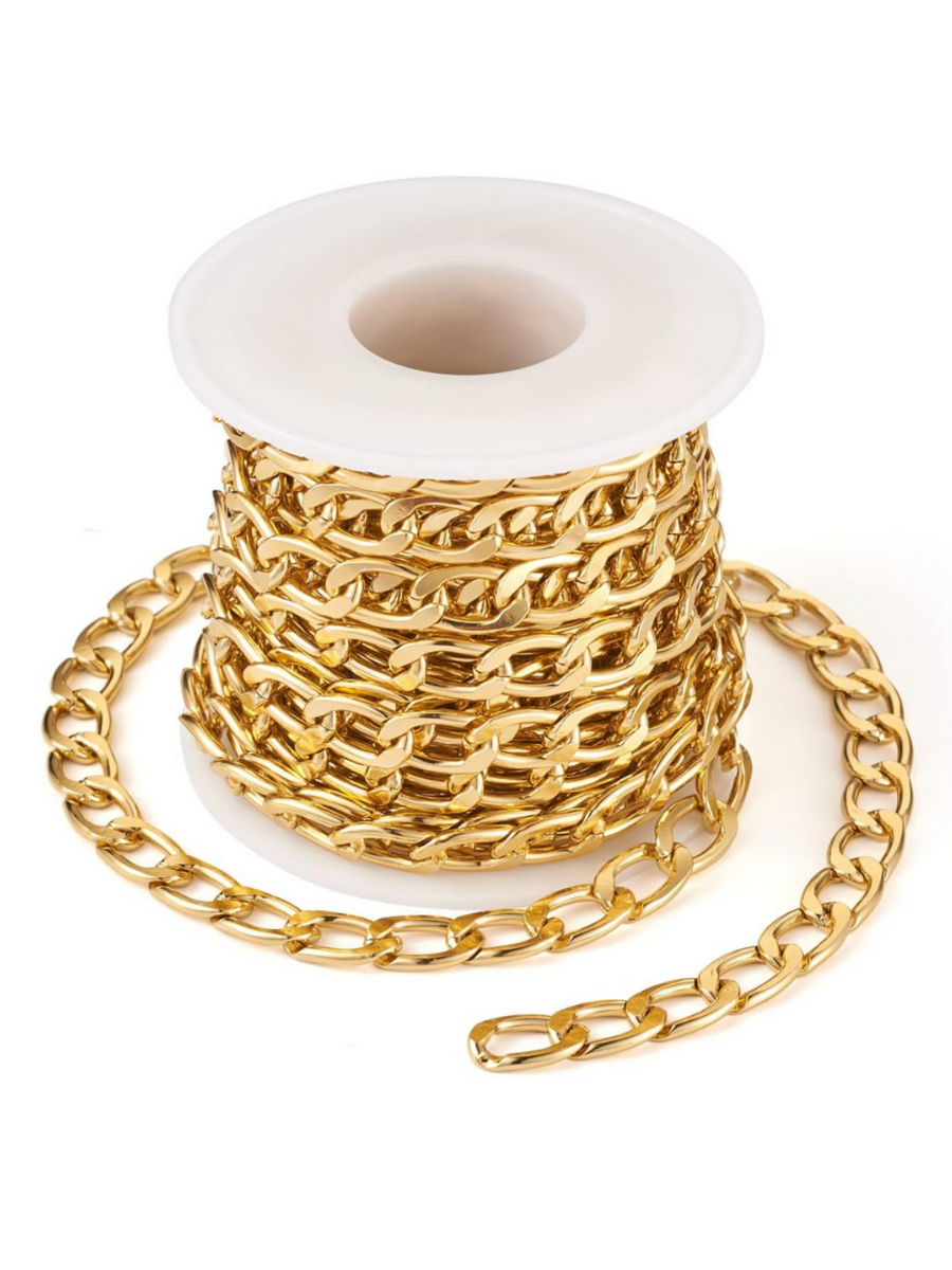 Trucker Hat Chain- Curb Gold Chain-Temu-Trendsetter Online Boutique