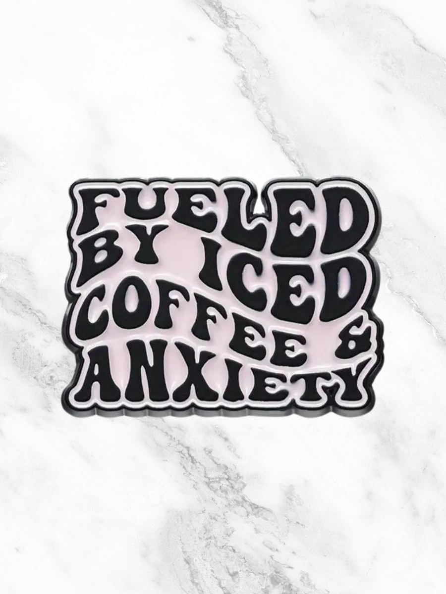Fueled by Iced Coffee Custom Hat Pin-Temu-Trendsetter Online Boutique