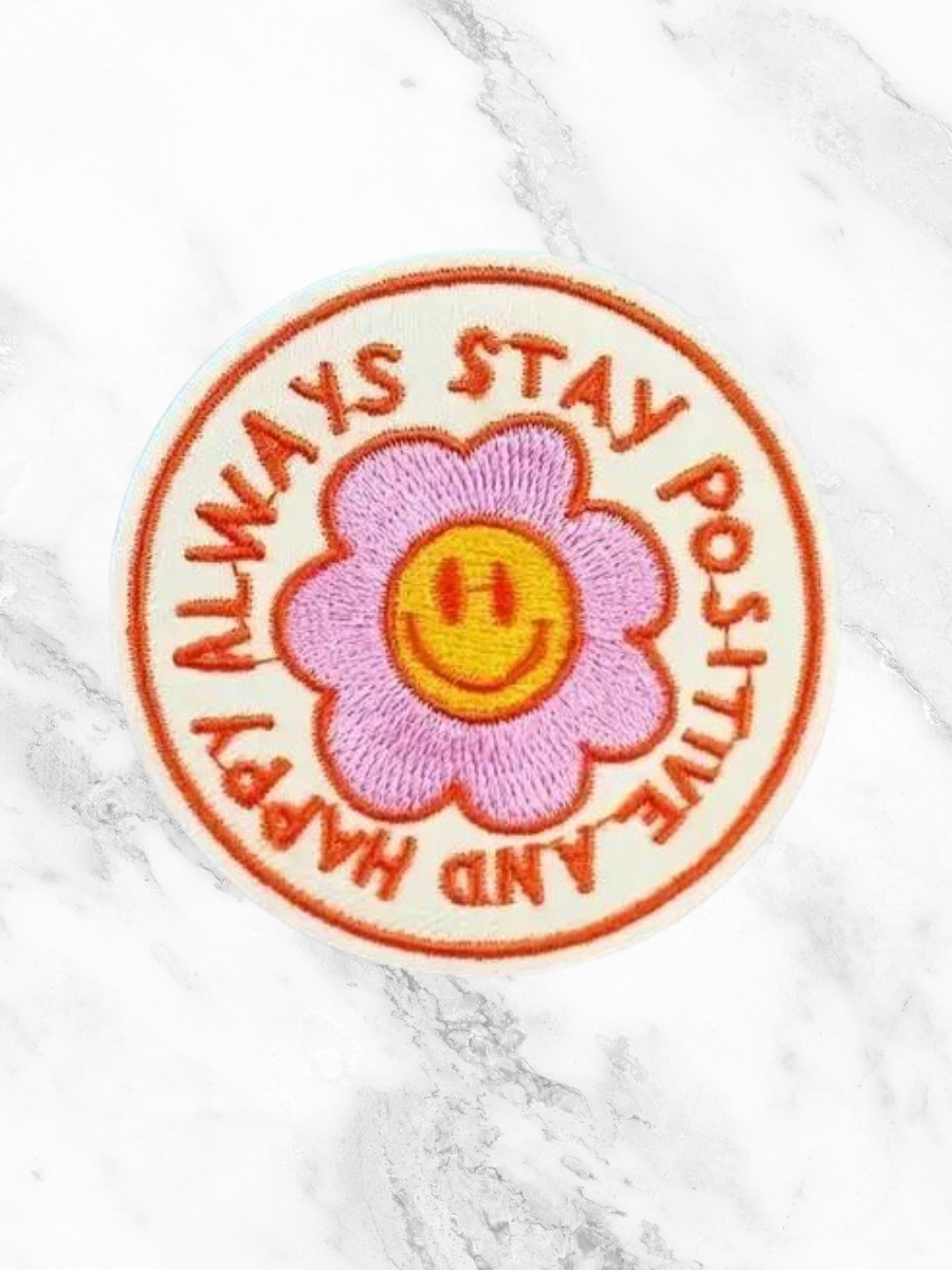 Stay Positive Custom Hat Patch-Temu-Trendsetter Online Boutique