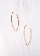 Coombs Metal Drop Earrings in Shiny Gold-Caroline Hill-Trendsetter Online Boutique