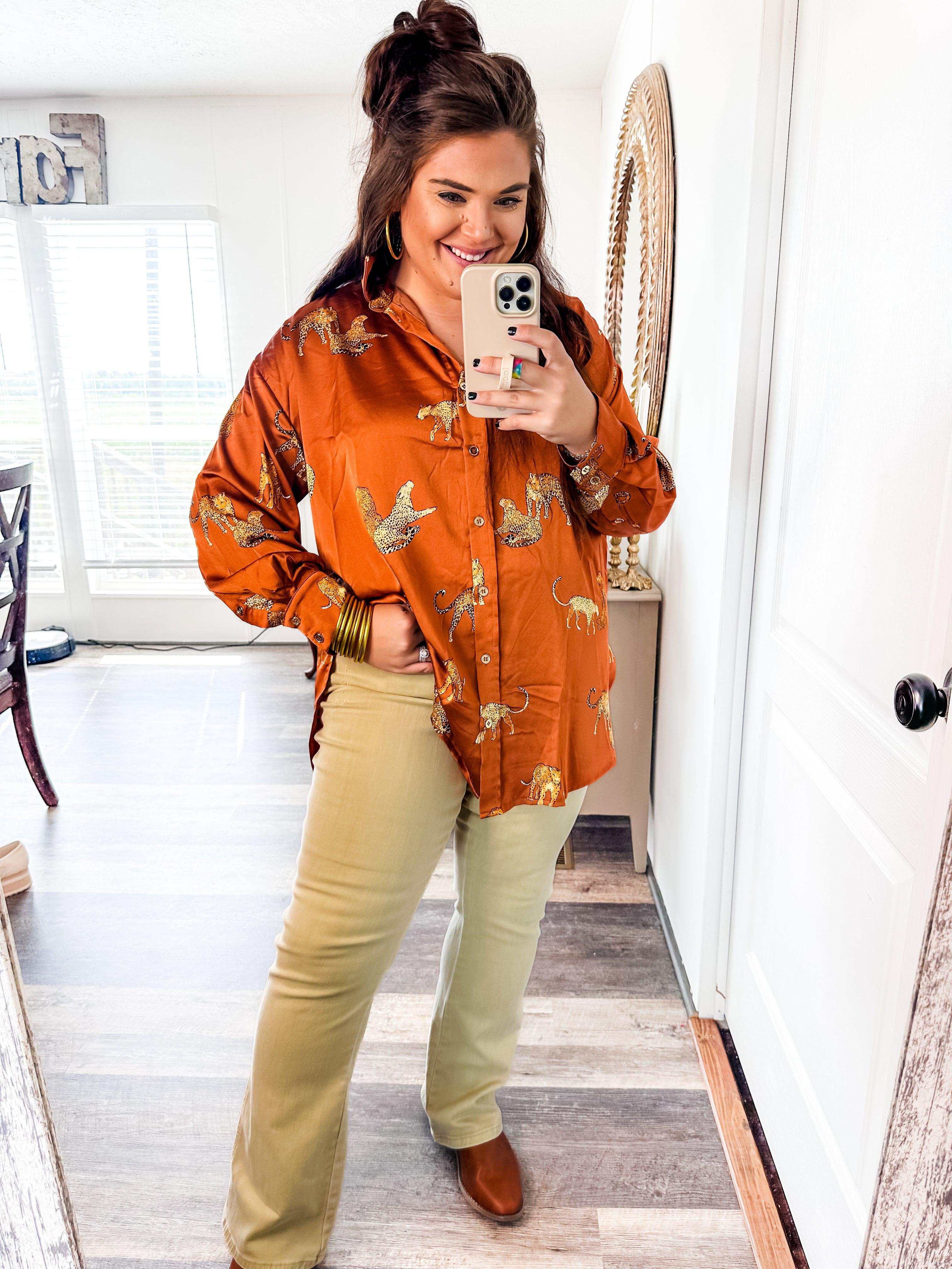 Balcony High Blouse- Brown-Entro-Trendsetter Online Boutique