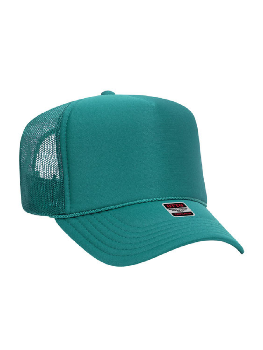 Foam Trucker Hat- Jade-OTTO-Trendsetter Online Boutique