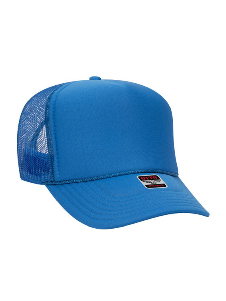 Foam Trucker Hat- Blue-OTTO-Trendsetter Online Boutique