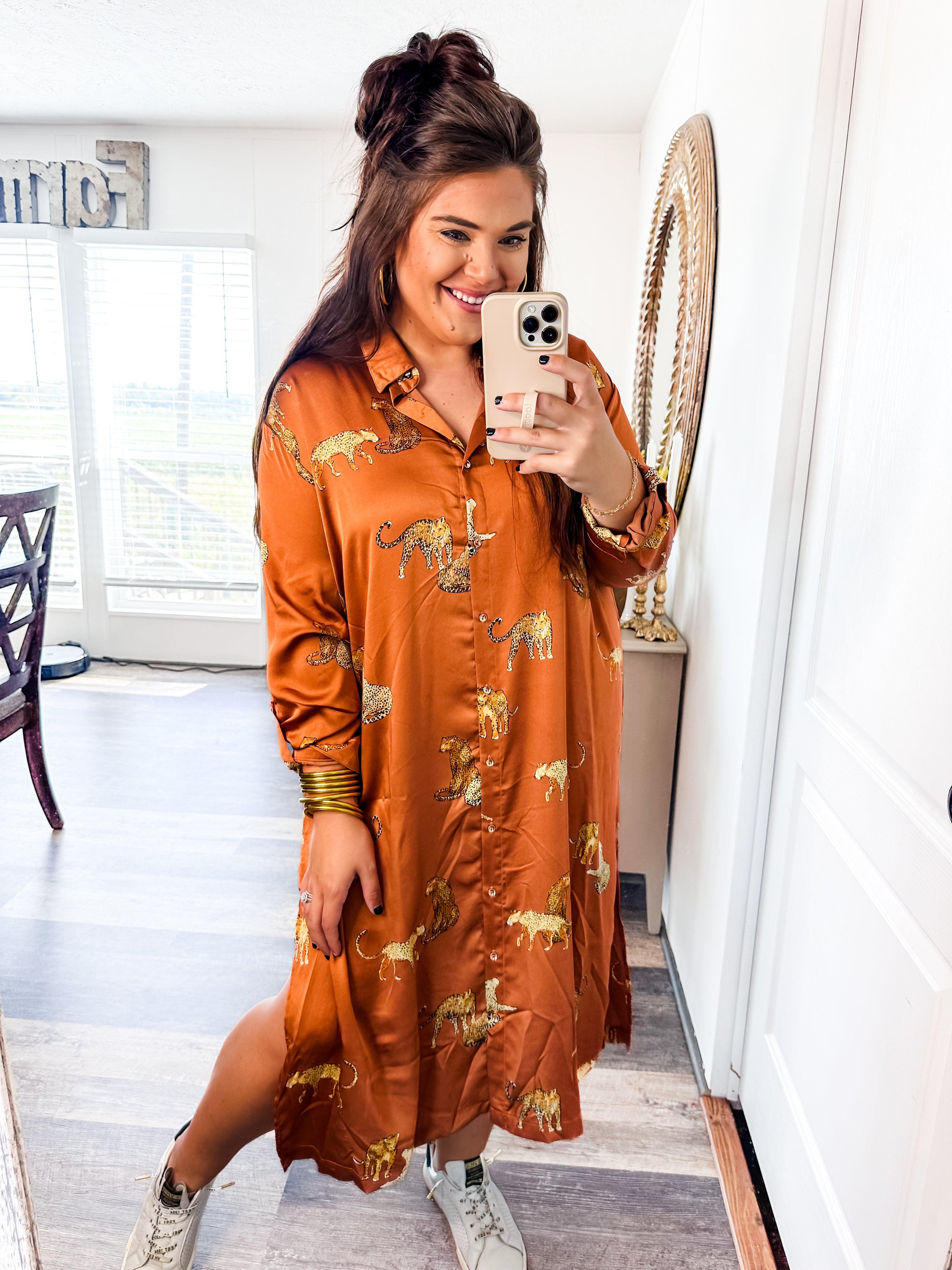 Soho Sweetness Midi Dress- Rust-Umgee-Trendsetter Online Boutique