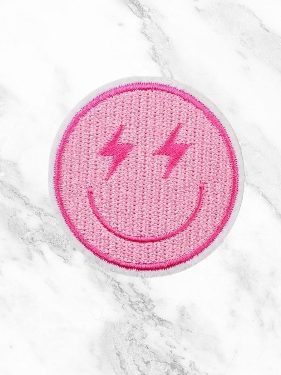 Lightning Bolt Eye Smiley Face Custom Hat Patch-Temu-Trendsetter Online Boutique