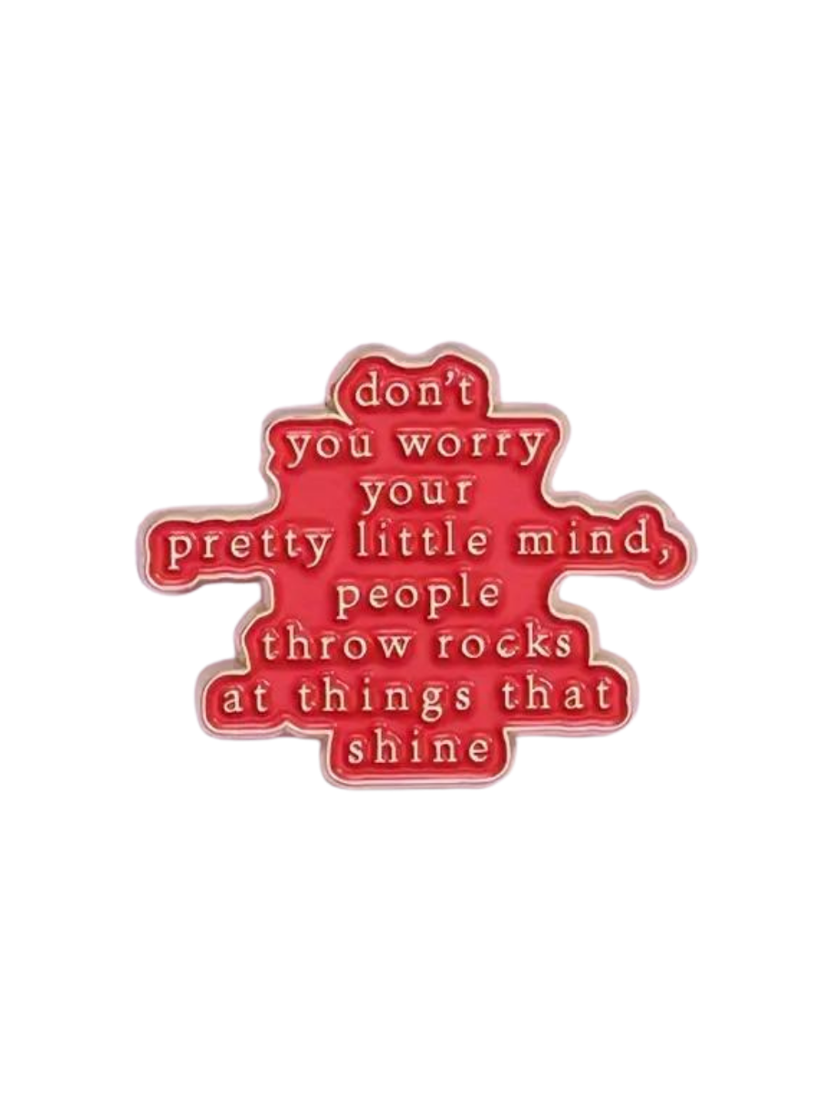 Don't Worry Your Pretty Little Mind Hat Pin-Temu-Trendsetter Online Boutique