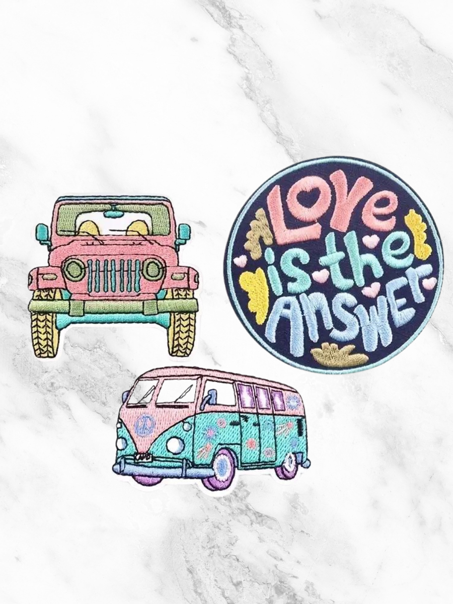 Colorful Jeep/Van Custom Hat Patches-Temu-Trendsetter Online Boutique