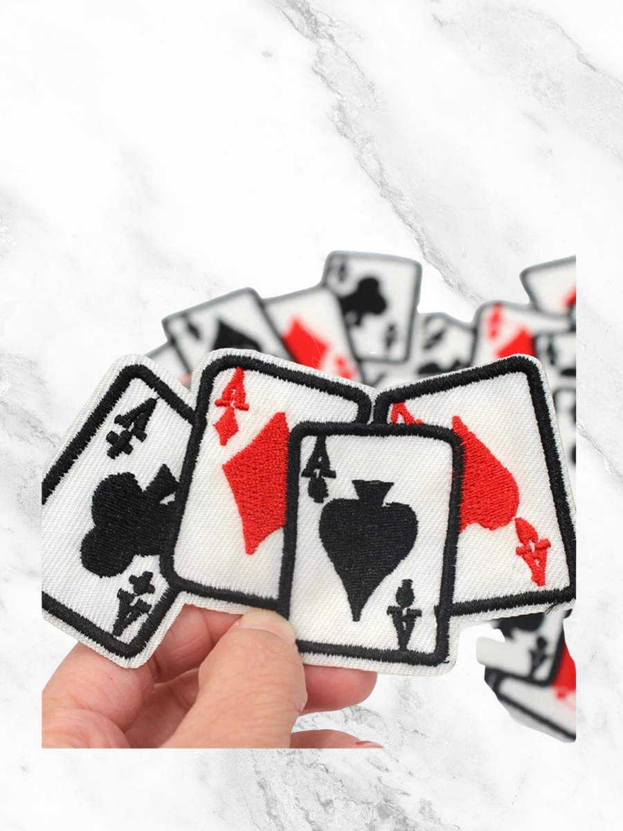 Deck of Cards Custom Hat Patch-SHEIN-Trendsetter Online Boutique