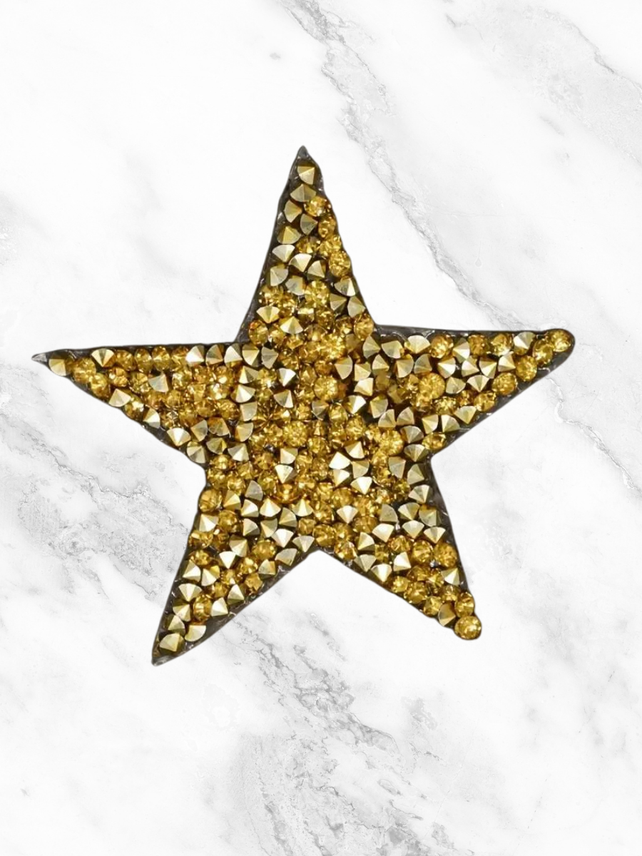 Gold Star Custom Hat Patch-SHEIN-Trendsetter Online Boutique