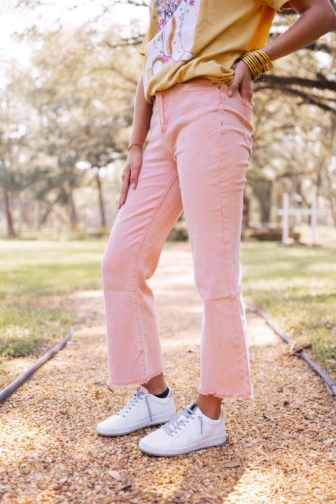 Wild Fire Cropped Denim Jeans-Trendsetter Online Boutique, Women's Online Fashion Boutique Located in Edison, Georgia