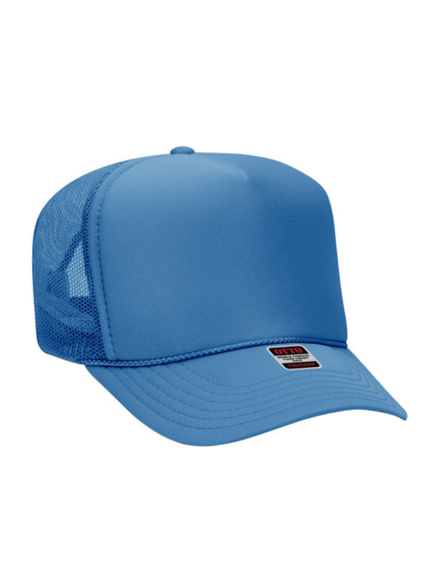 Foam Trucker Hat- Cobalt Blue-OTTO-Trendsetter Online Boutique