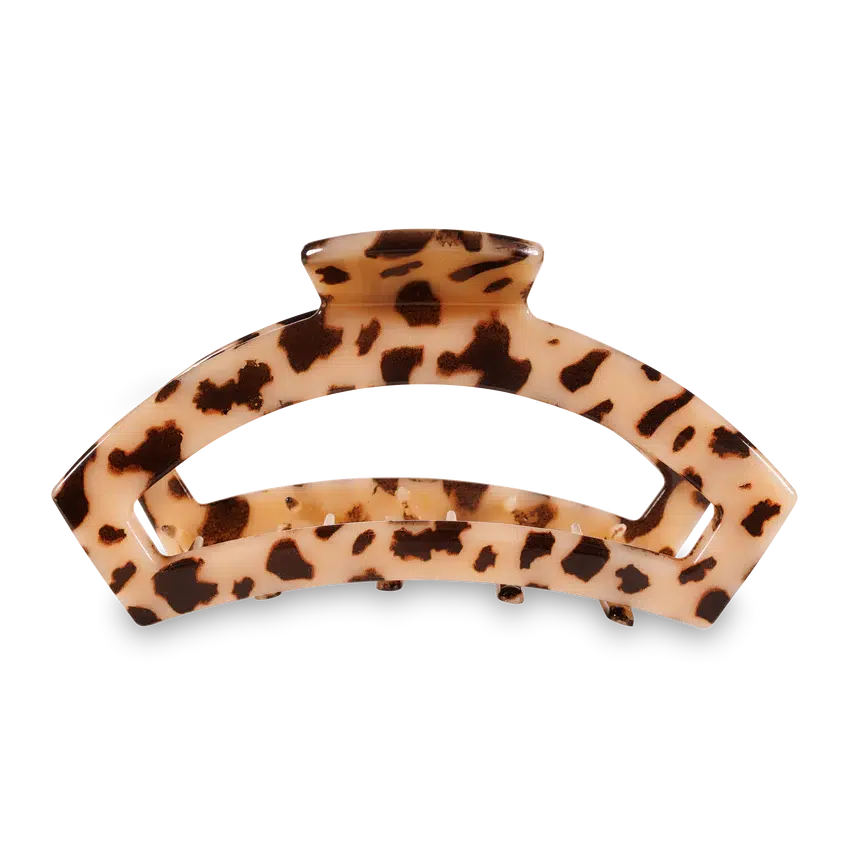 Open Blonde Tortoise Large Hair Clip-Hair Ties-Trendsetter Online Boutique, Women's Online Fashion Boutique Located in Edison, Georgia