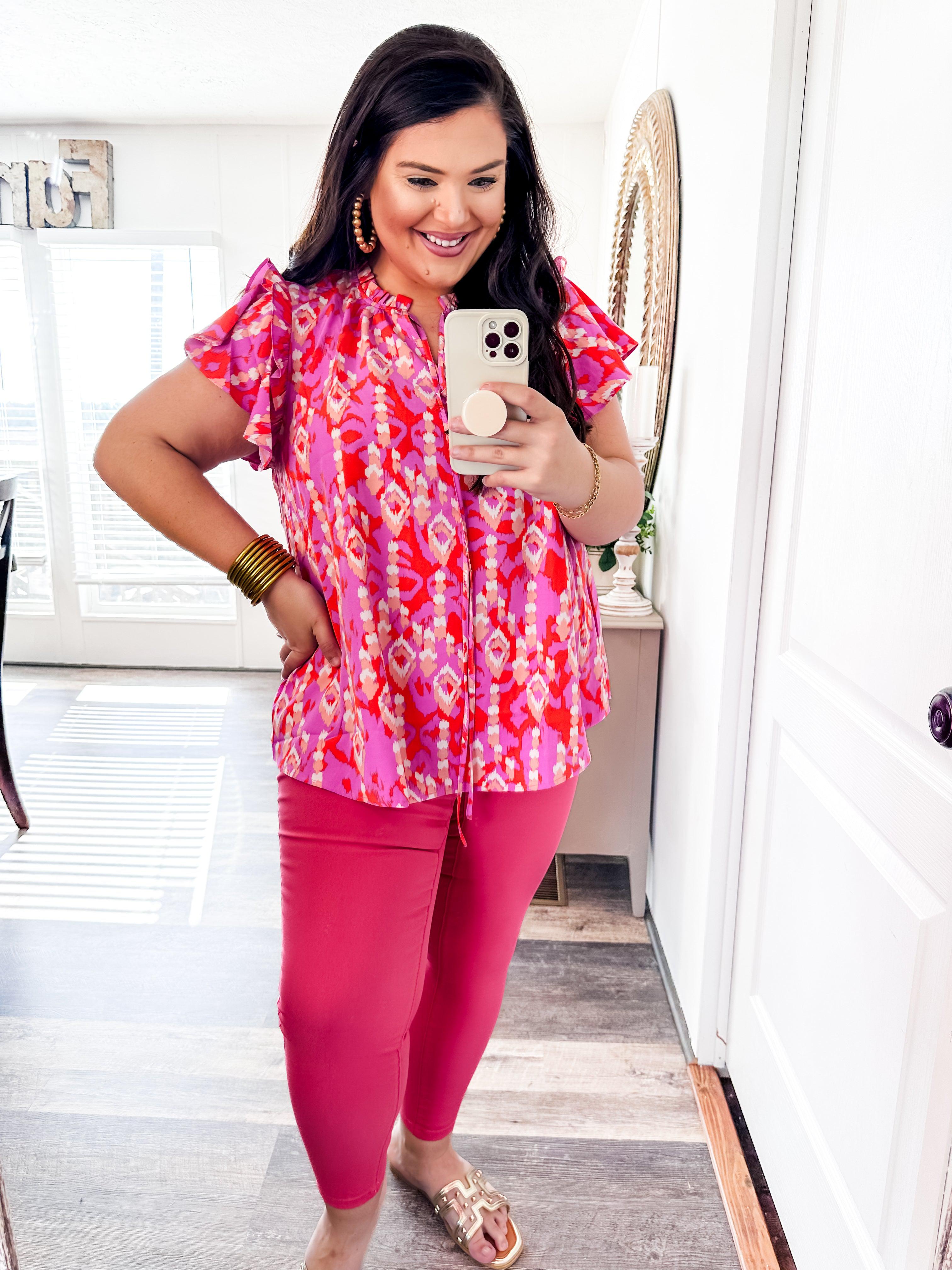 Pretty in Pink Blouse-Andree By Unit-Trendsetter Online Boutique