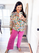 All in the Seam Zenana Cropped Jeans- Hot Pink-Zenana-Trendsetter Online Boutique