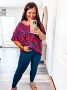 Transitions to Fall Blouse-Andree By Unit-Trendsetter Online Boutique
