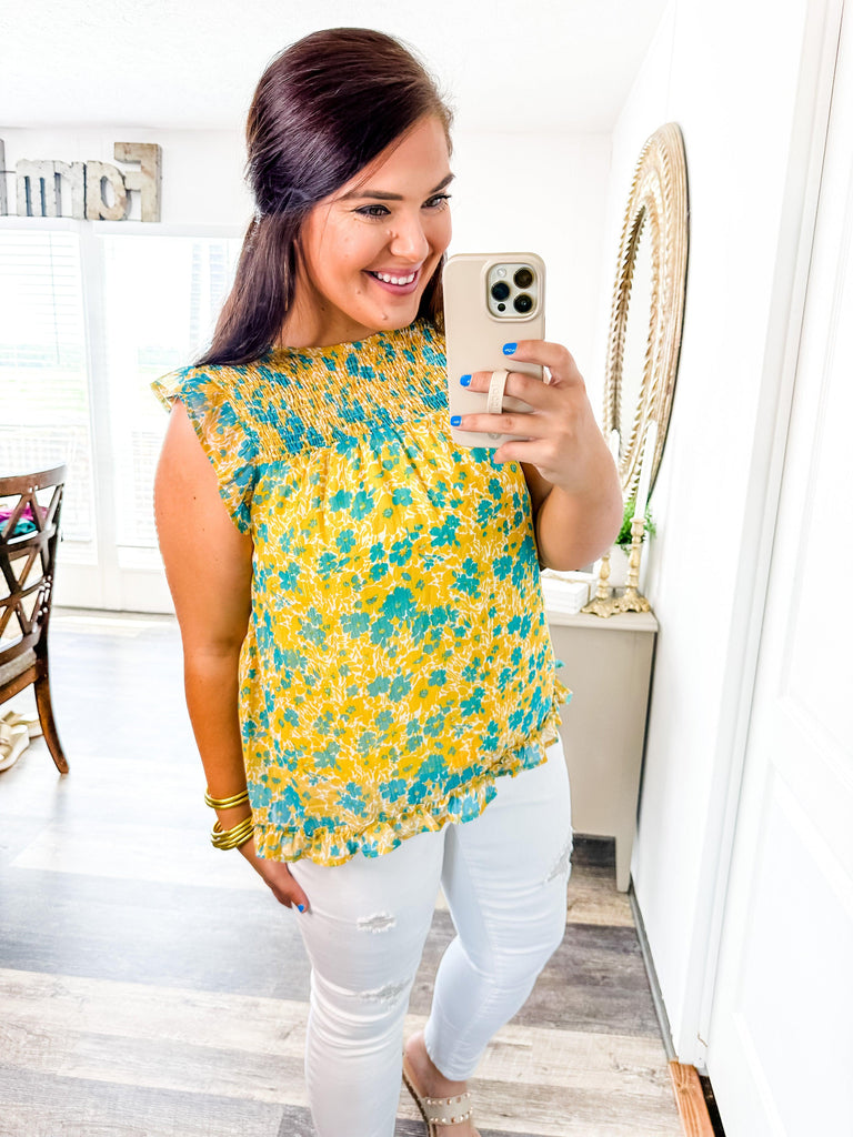 On the Mend Blouse-Shirts & Tops-Trendsetter Online Boutique, Women's Online Fashion Boutique Located in Edison, Georgia