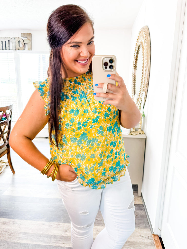 On the Mend Blouse-Shirts & Tops-Trendsetter Online Boutique, Women's Online Fashion Boutique Located in Edison, Georgia