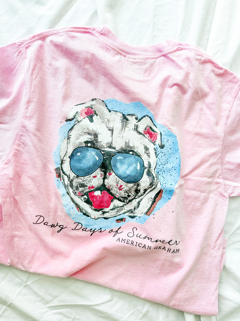 Dawg Days of Summer Tee- Blossom-Graphic Tees-Trendsetter Online Boutique, Women's Online Fashion Boutique Located in Edison, Georgia