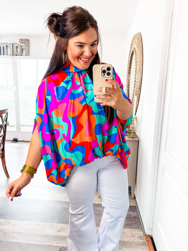 Peace of Mine Blouse-Shirts & Tops-Trendsetter Online Boutique, Women's Online Fashion Boutique Located in Edison, Georgia