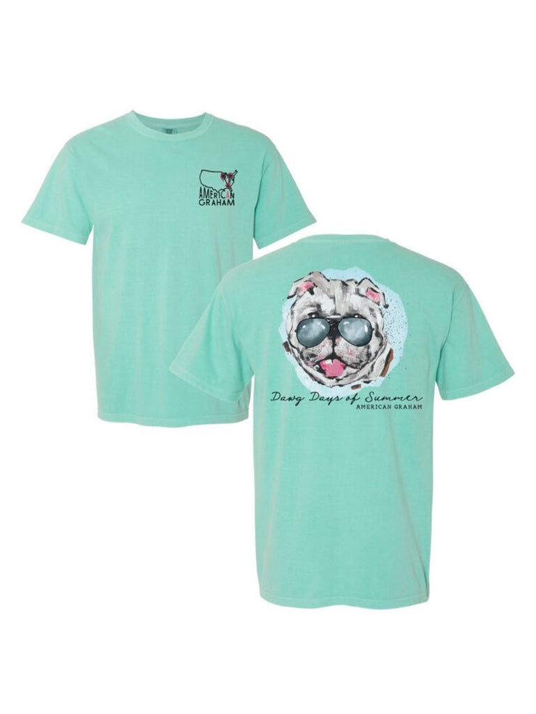 Dawg Days of Summer Tee-Graphic Tees-Trendsetter Online Boutique, Women's Online Fashion Boutique Located in Edison, Georgia