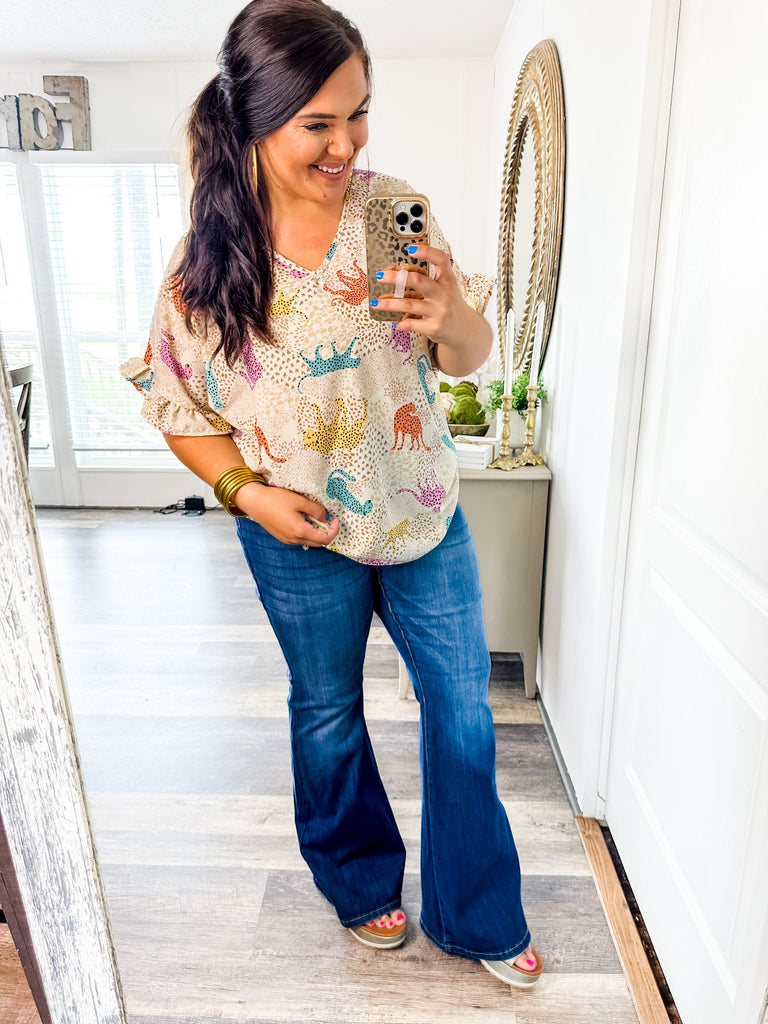 Judy Blue Pull On Flare Jeans-Jeans-Trendsetter Online Boutique, Women's Online Fashion Boutique Located in Edison, Georgia
