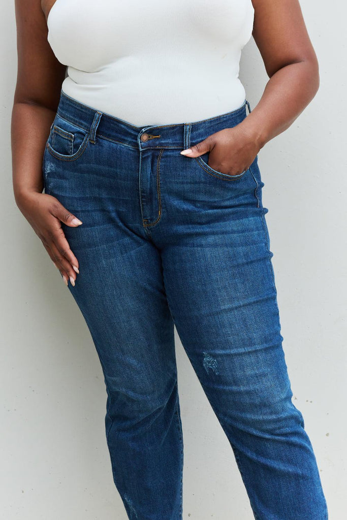 Judy Blue Aila Regular Mid Rise Jeans-Jeans-Trendsetter Online Boutique, Women's Online Fashion Boutique Located in Edison, Georgia