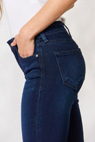 Kancan Full Size Mid Rise Flare Jeans-Trendsi-Trendsetter Online Boutique