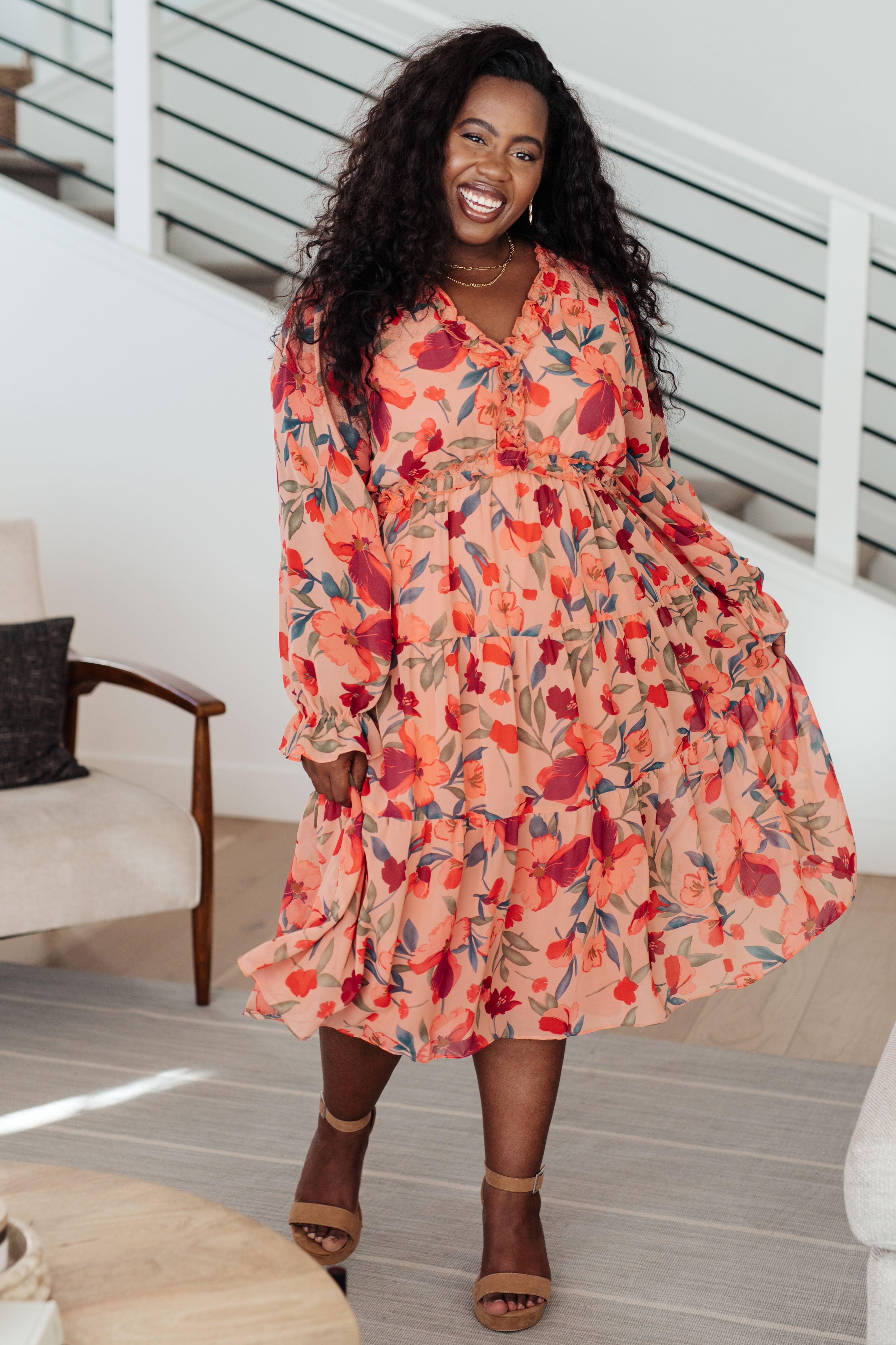 You And Me Floral Dress-Ave Shops-Trendsetter Online Boutique