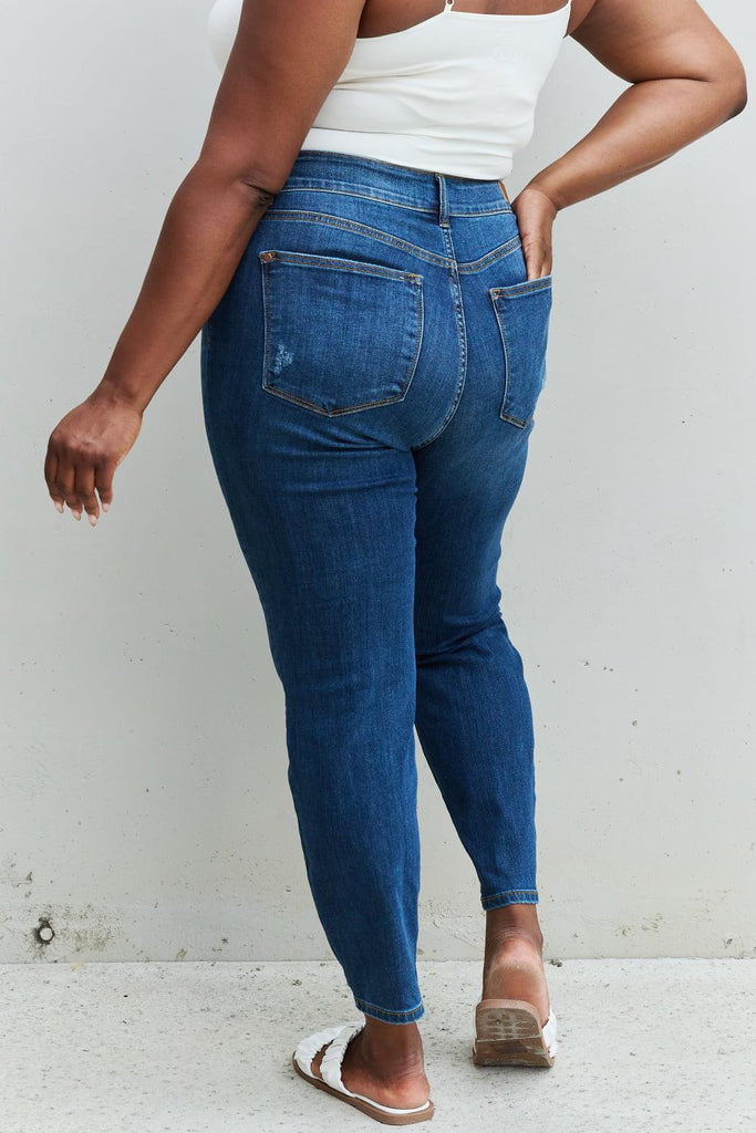 Judy Blue Aila Regular Mid Rise Jeans-Jeans-Trendsetter Online Boutique, Women's Online Fashion Boutique Located in Edison, Georgia