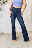Kancan Full Size Slim Bootcut Jeans-Trendsi-Trendsetter Online Boutique