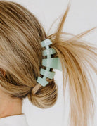Coconut White Medium Hair Clip-Teleties-Trendsetter Online Boutique