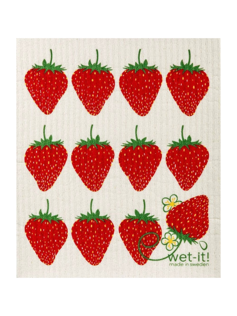 Strawberry Wet-it! Swedish Cloth-Gifts-Trendsetter Online Boutique, Women's Online Fashion Boutique Located in Edison, Georgia