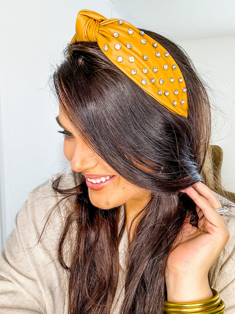 Gold Beaded Headband-Headband-Trendsetter Online Boutique, Women's Online Fashion Boutique Located in Edison, Georgia